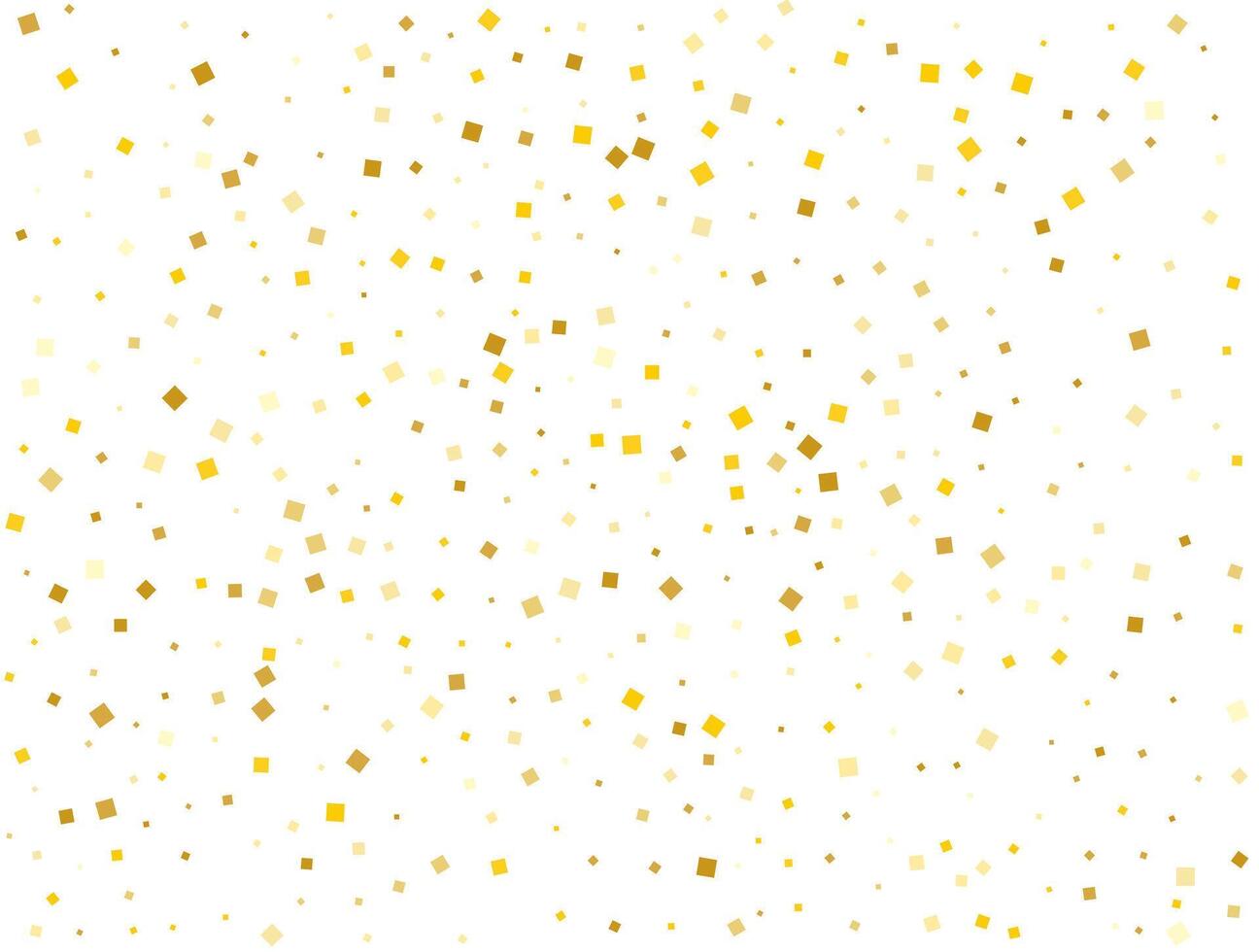 luxe goud plein confetti. vector illustratie