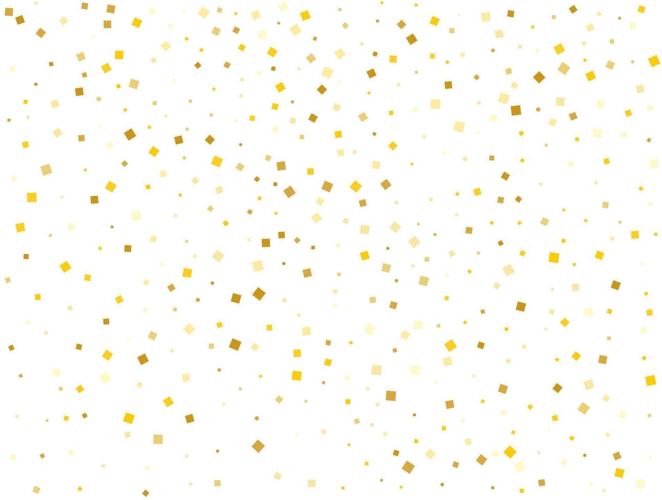 luxe goud plein confetti. vector illustratie