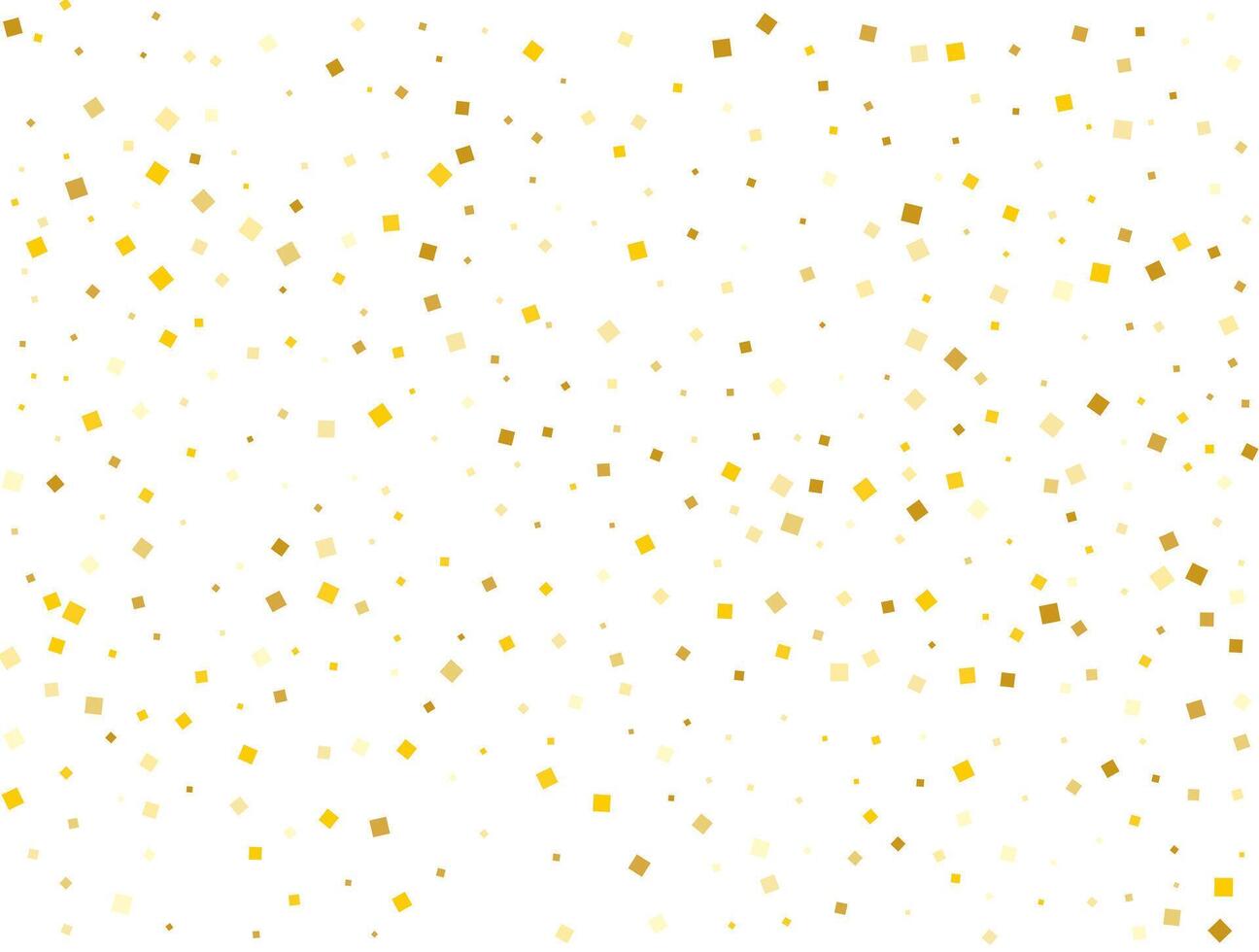 luxe goud plein confetti. vector illustratie