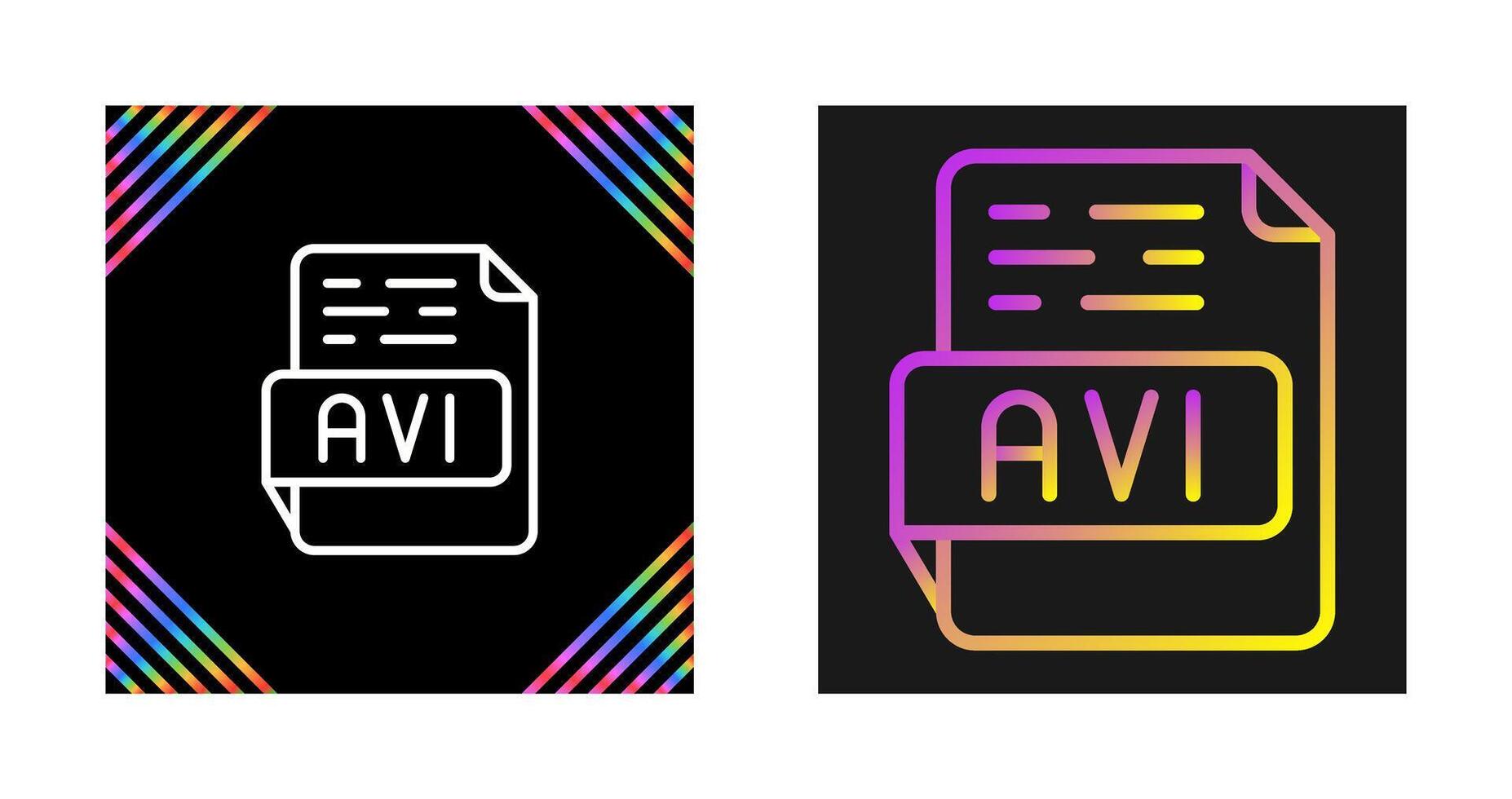 avi vector icoon