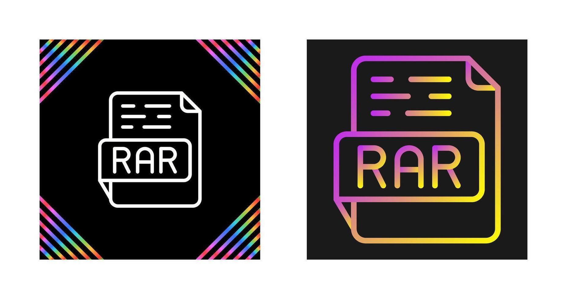 rar vector icoon