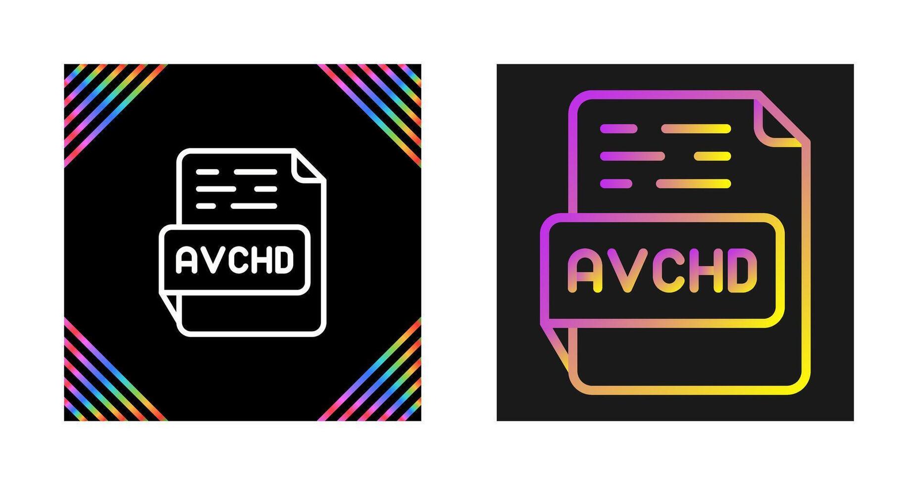 avchd vector icoon