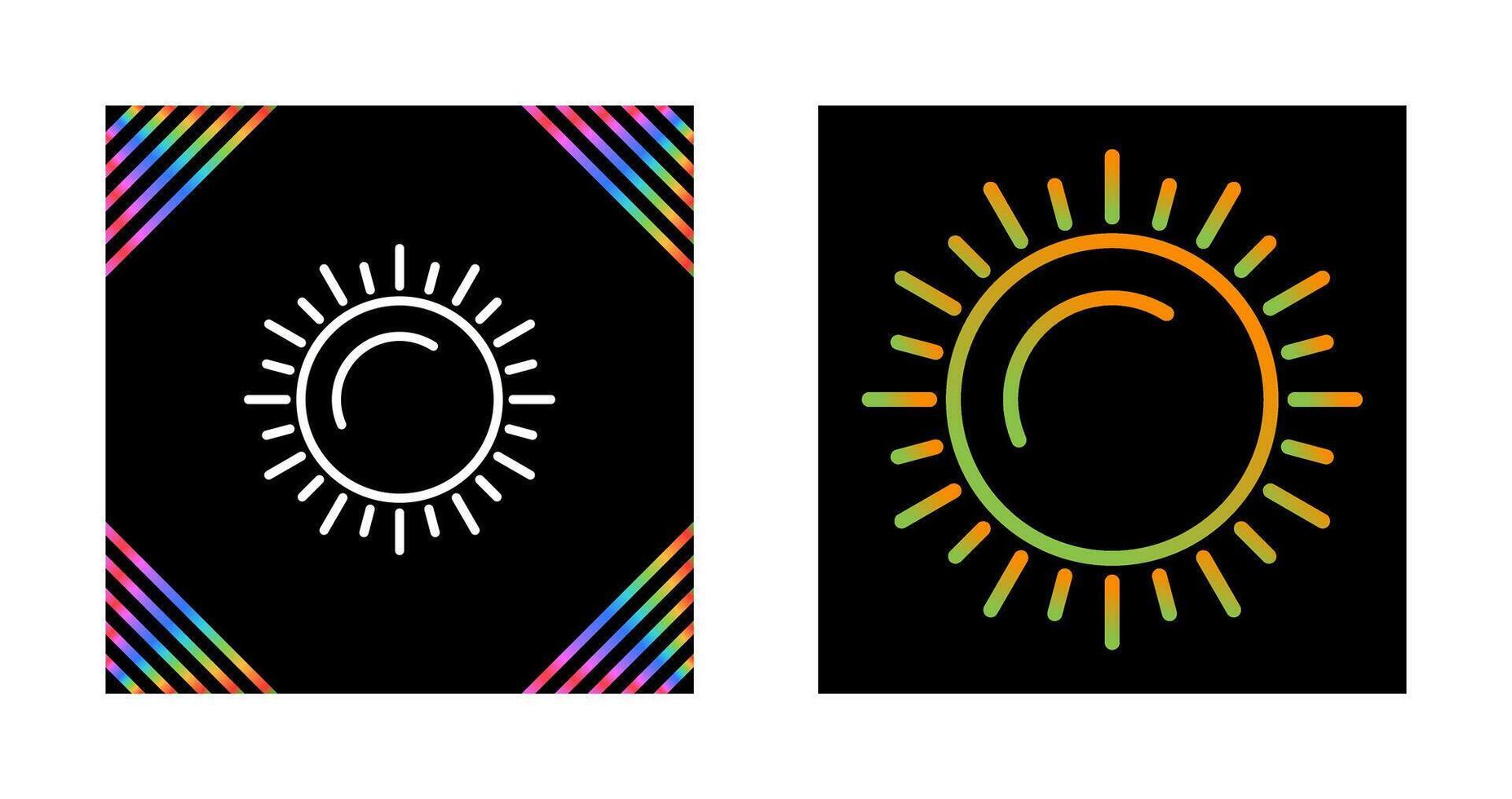 zon vector pictogram