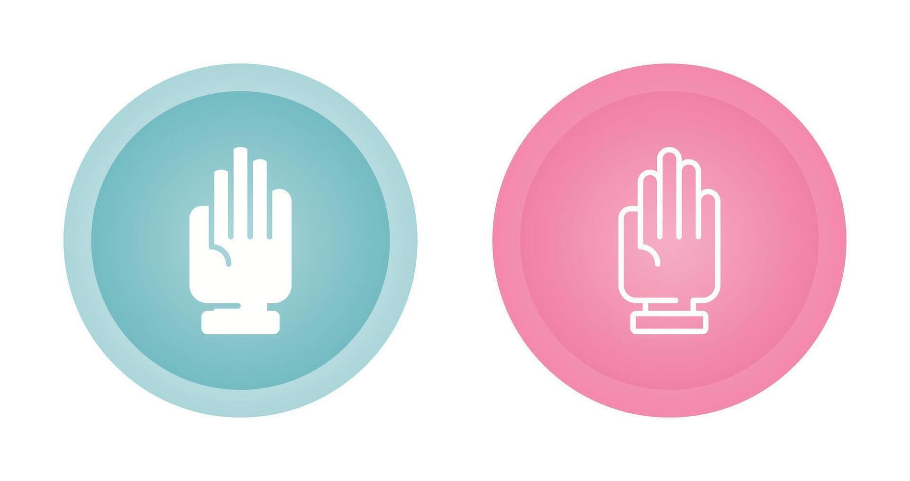 hand vector pictogram