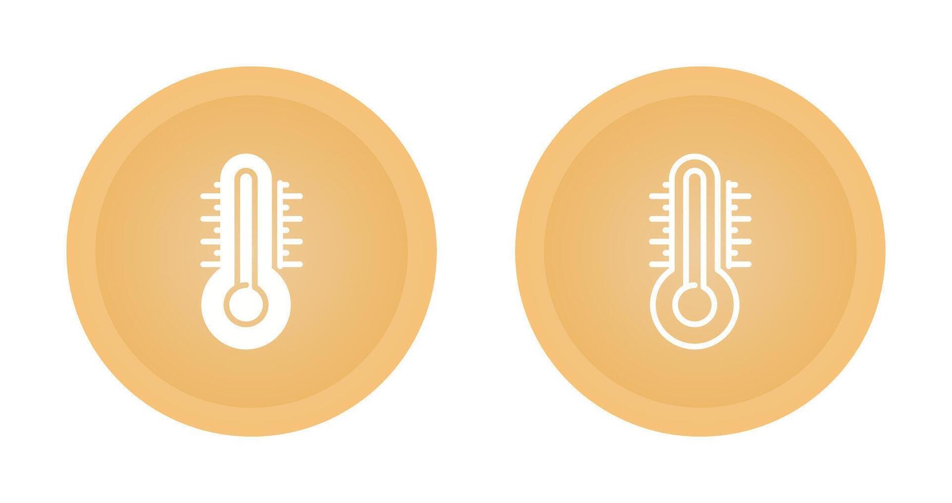 thermometer vector pictogram