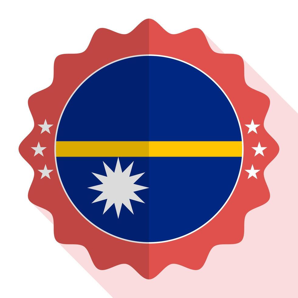 nauru kwaliteit embleem, label, teken, knop. vector illustratie.