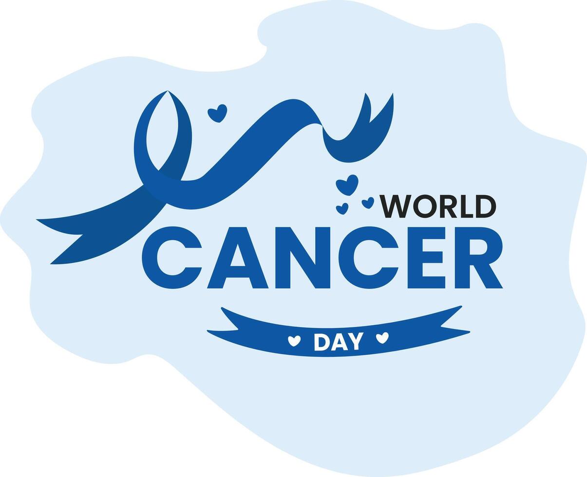 Werelddag voor kanker vector