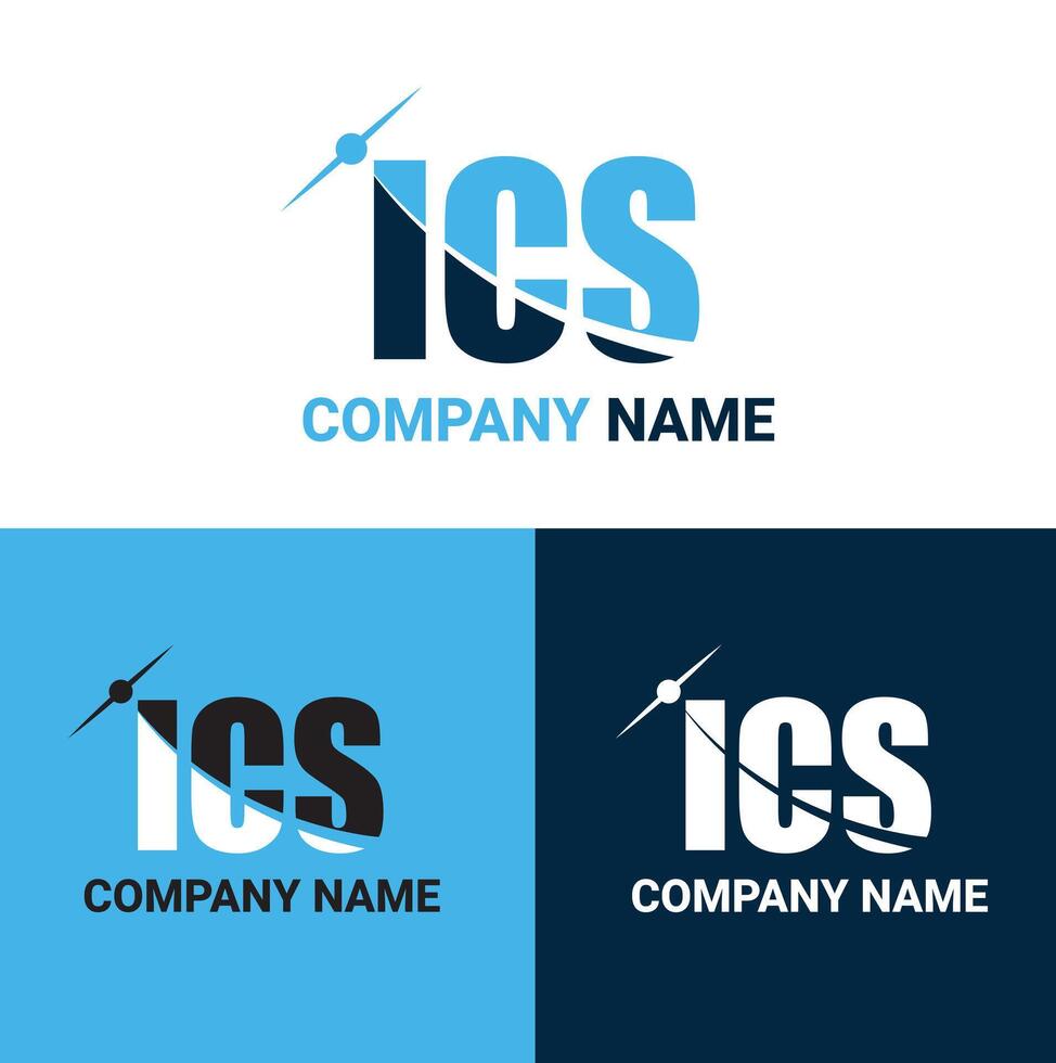 brief ics logo. ics financieel logo ontwerp vector illustratie voor creatief bedrijf, bedrijf, industrie en reizen of vlak logo