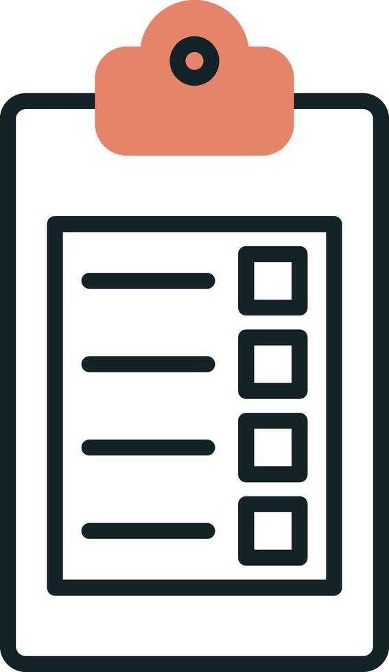 Klembord vector pictogram