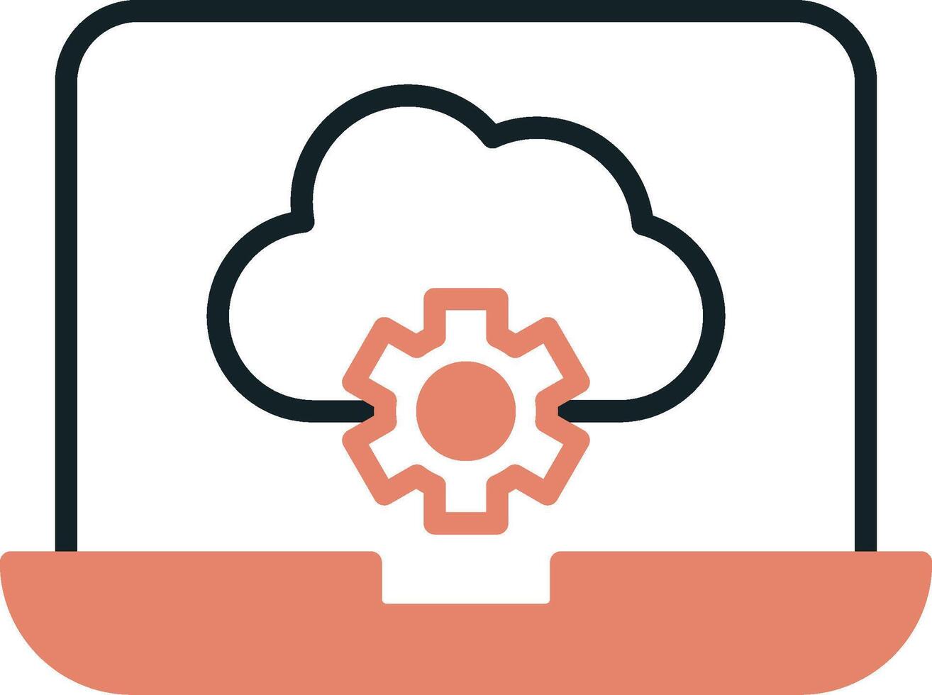 cloud computing vector icon