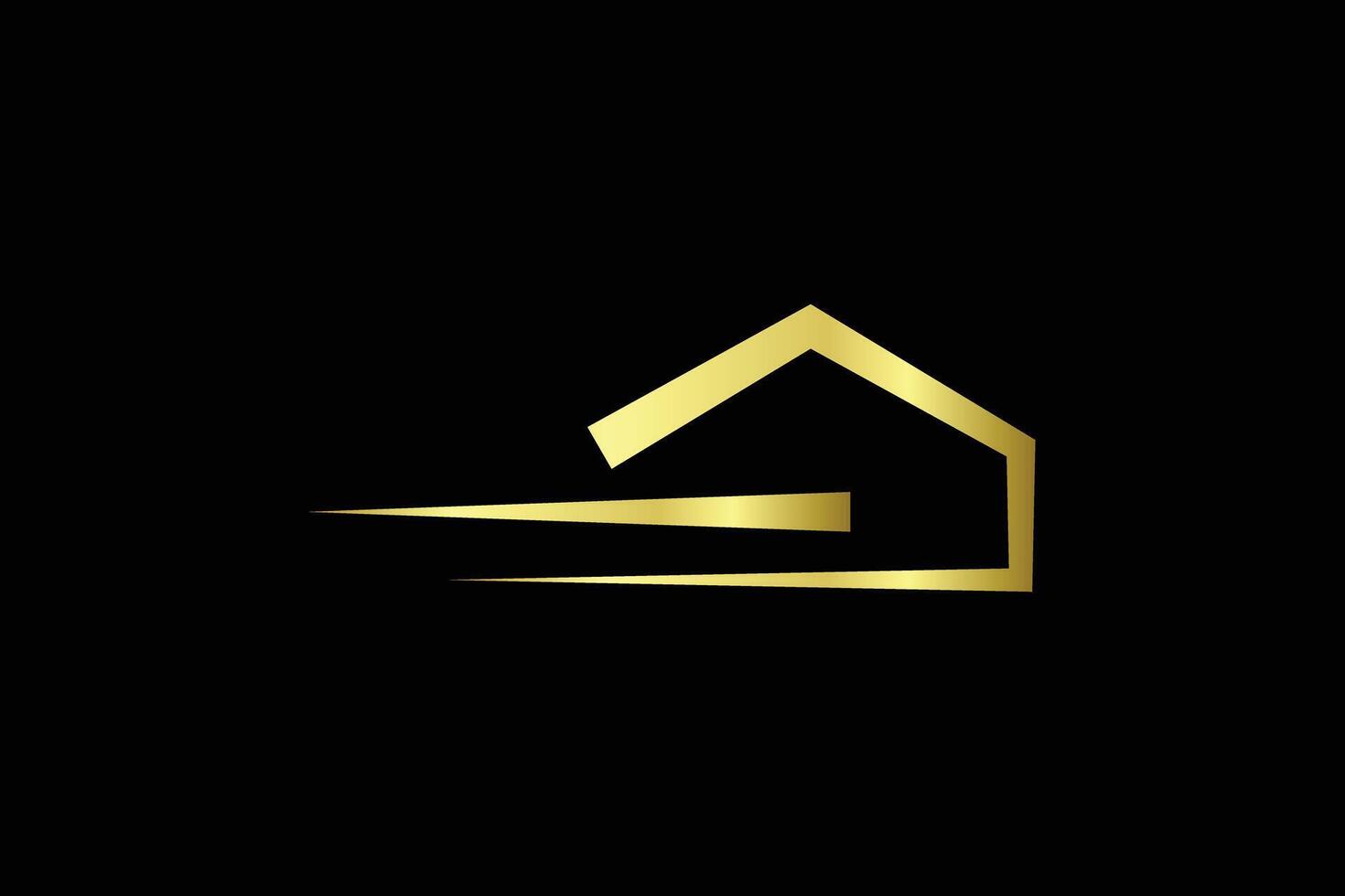 huis rennen logo ontwerp sjabloon vector