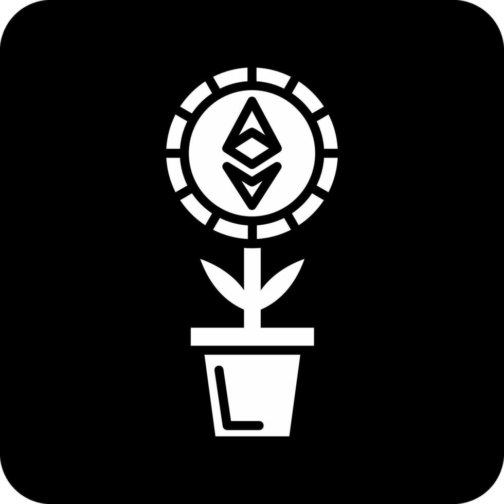 ethereum fabriek pot vector icoon