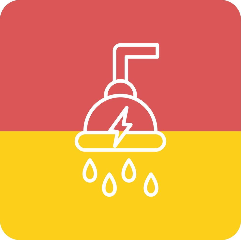 macht douche vector icoon