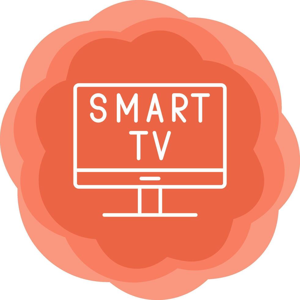 smart tv vector icoon