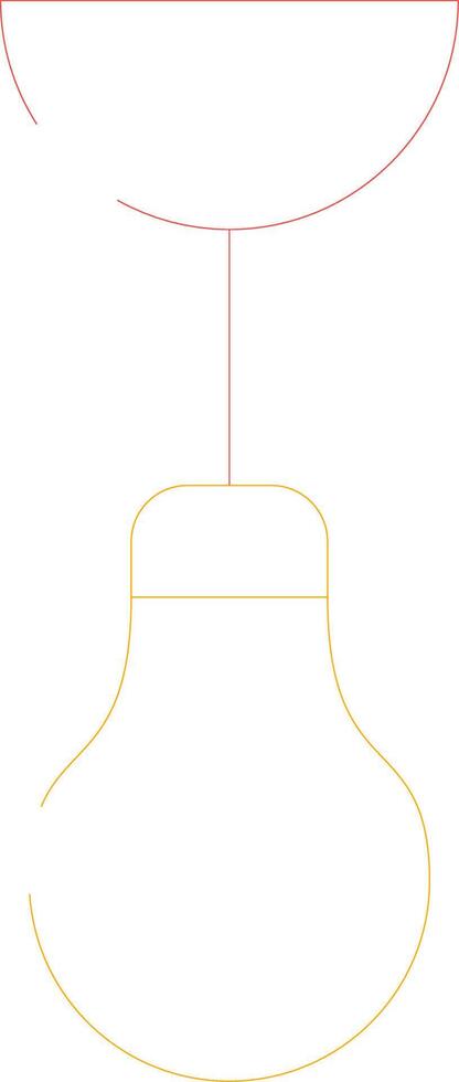 plafond lamp creatief icoon ontwerp vector