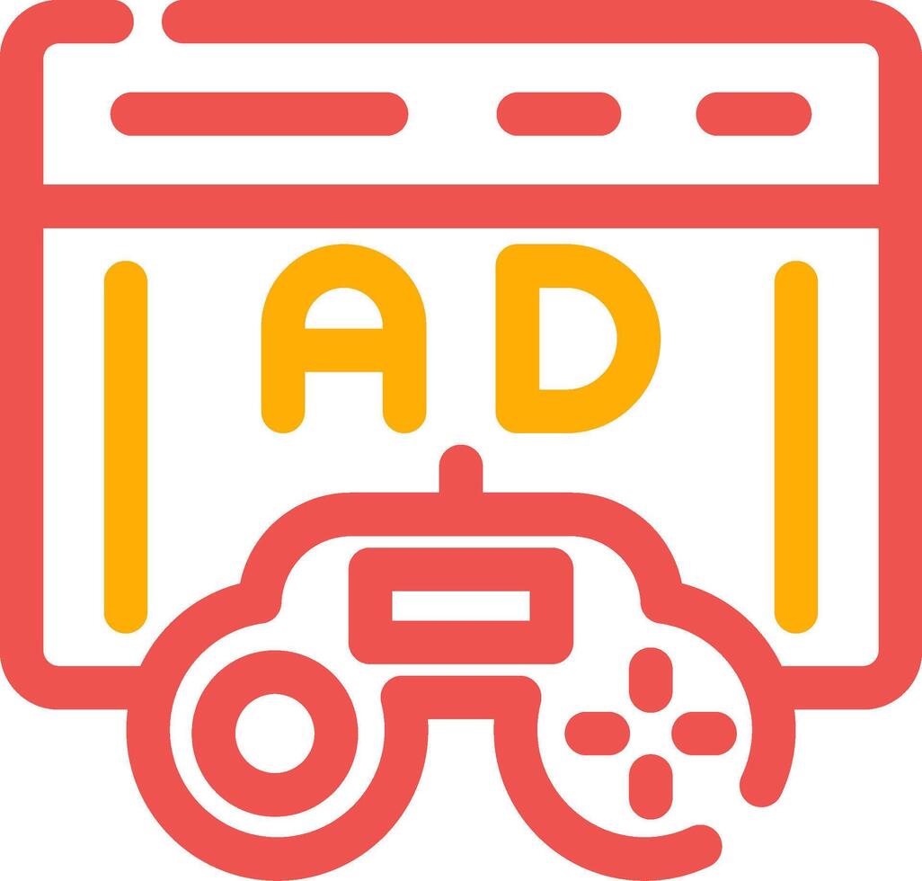 spel advertenties creatief icoon ontwerp vector