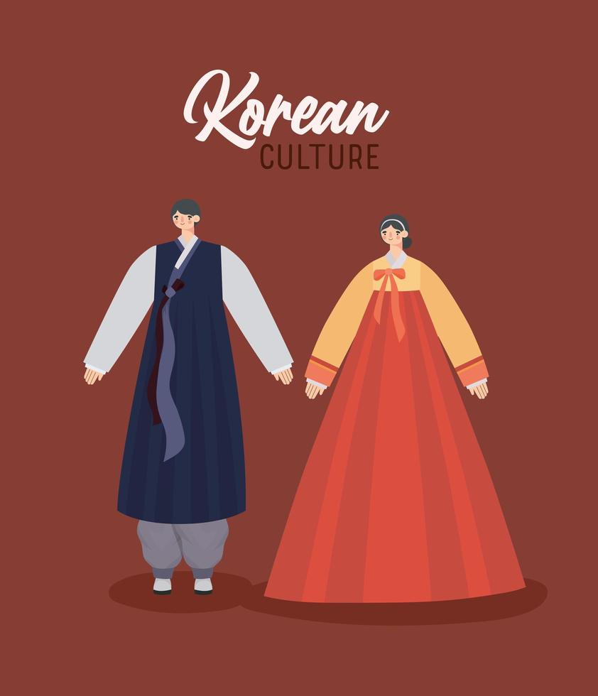 koreaans cultuurkartel vector