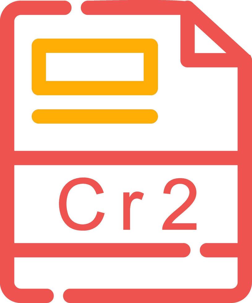 cr2 creatief icoon ontwerp vector