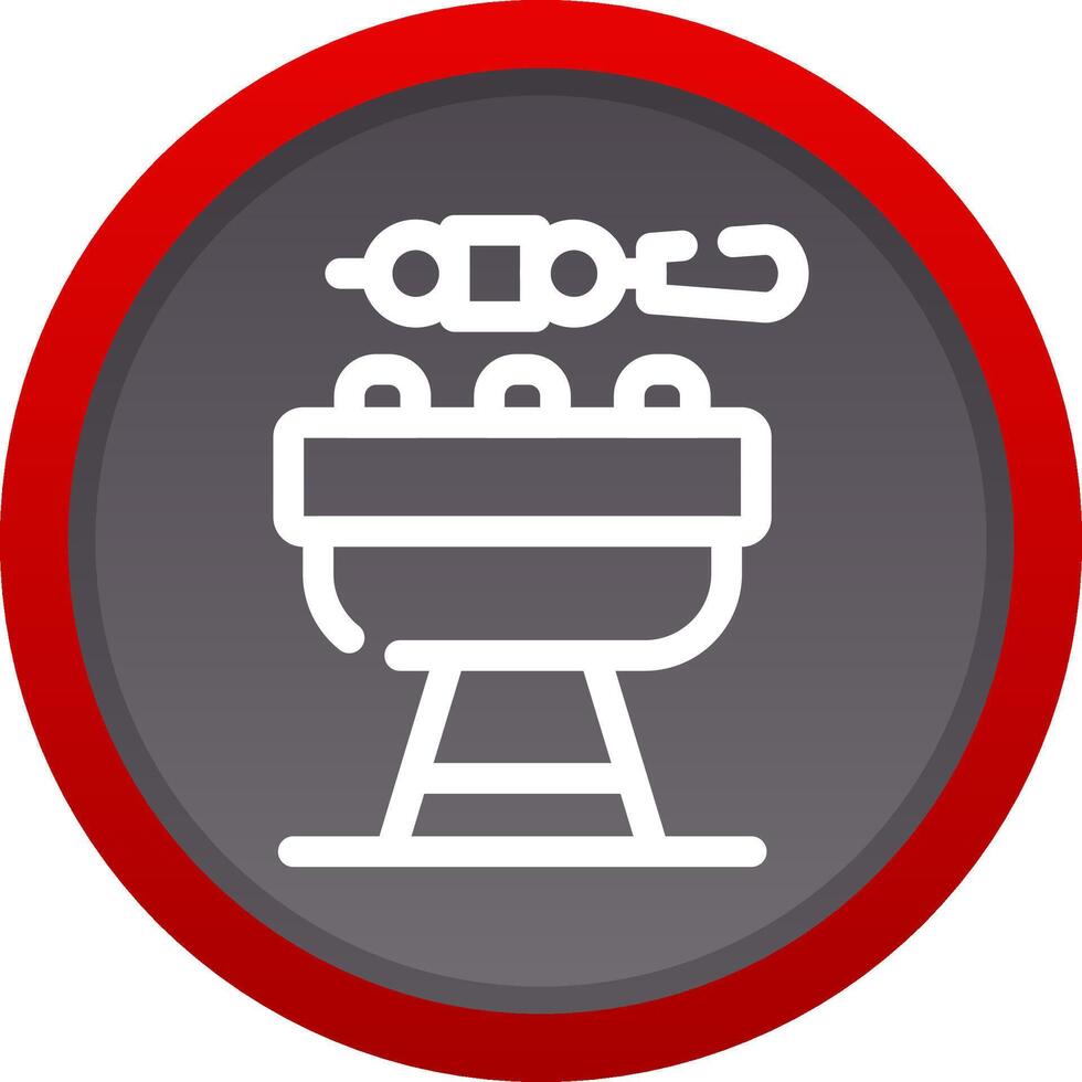 bbq creatief icoon ontwerp vector