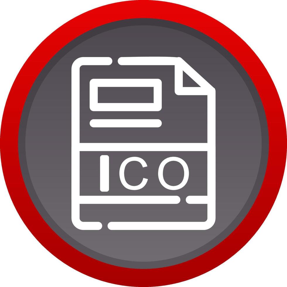 ico creatief icoon ontwerp vector