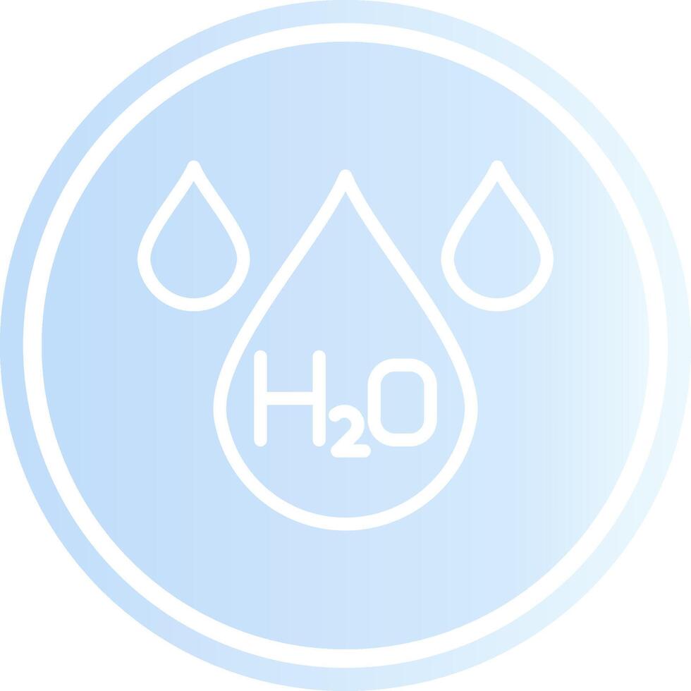 h2o creatief icoon ontwerp vector