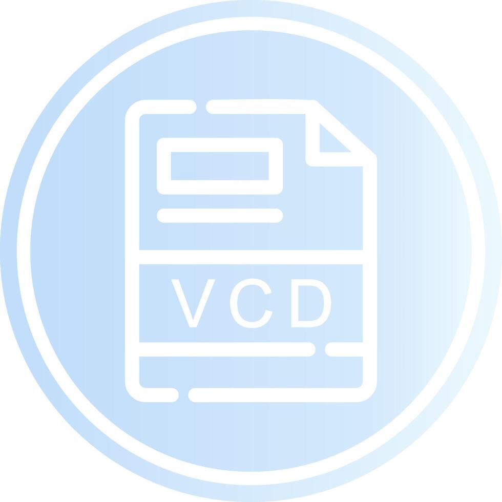 vcd creatief icoon ontwerp vector