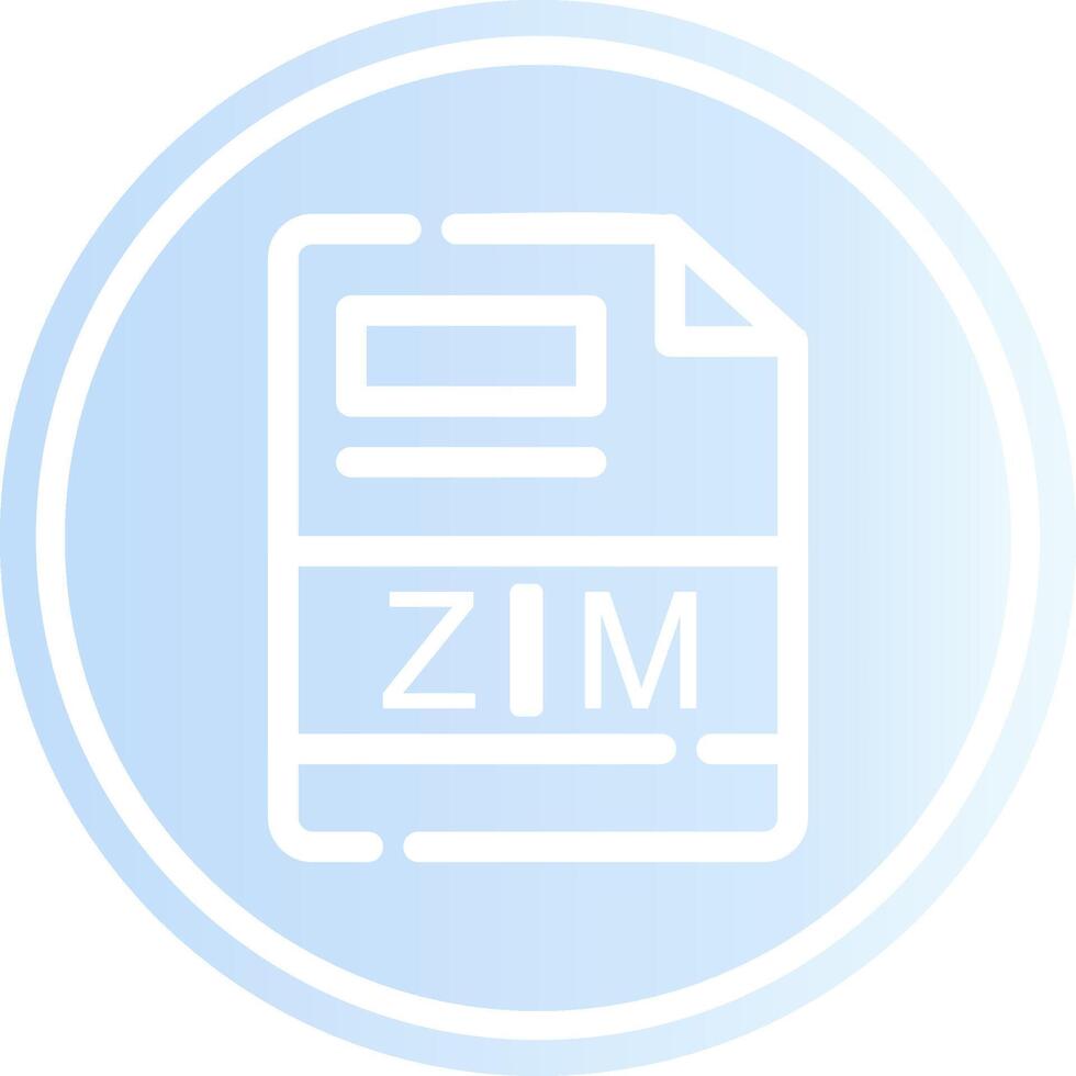 zim creatief icoon ontwerp vector