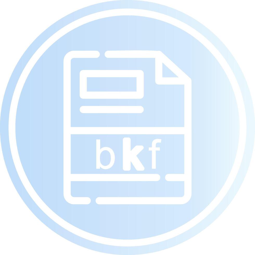 bkf creatief icoon ontwerp vector