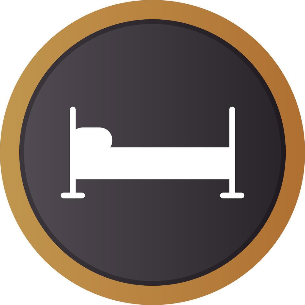 single bed creatief icoon ontwerp vector