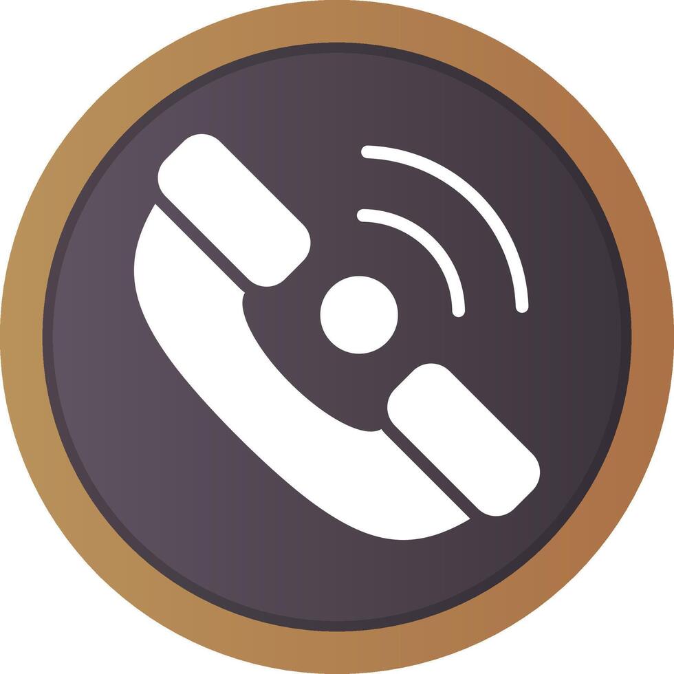 telefoon ontvanger creatief icoon ontwerp vector