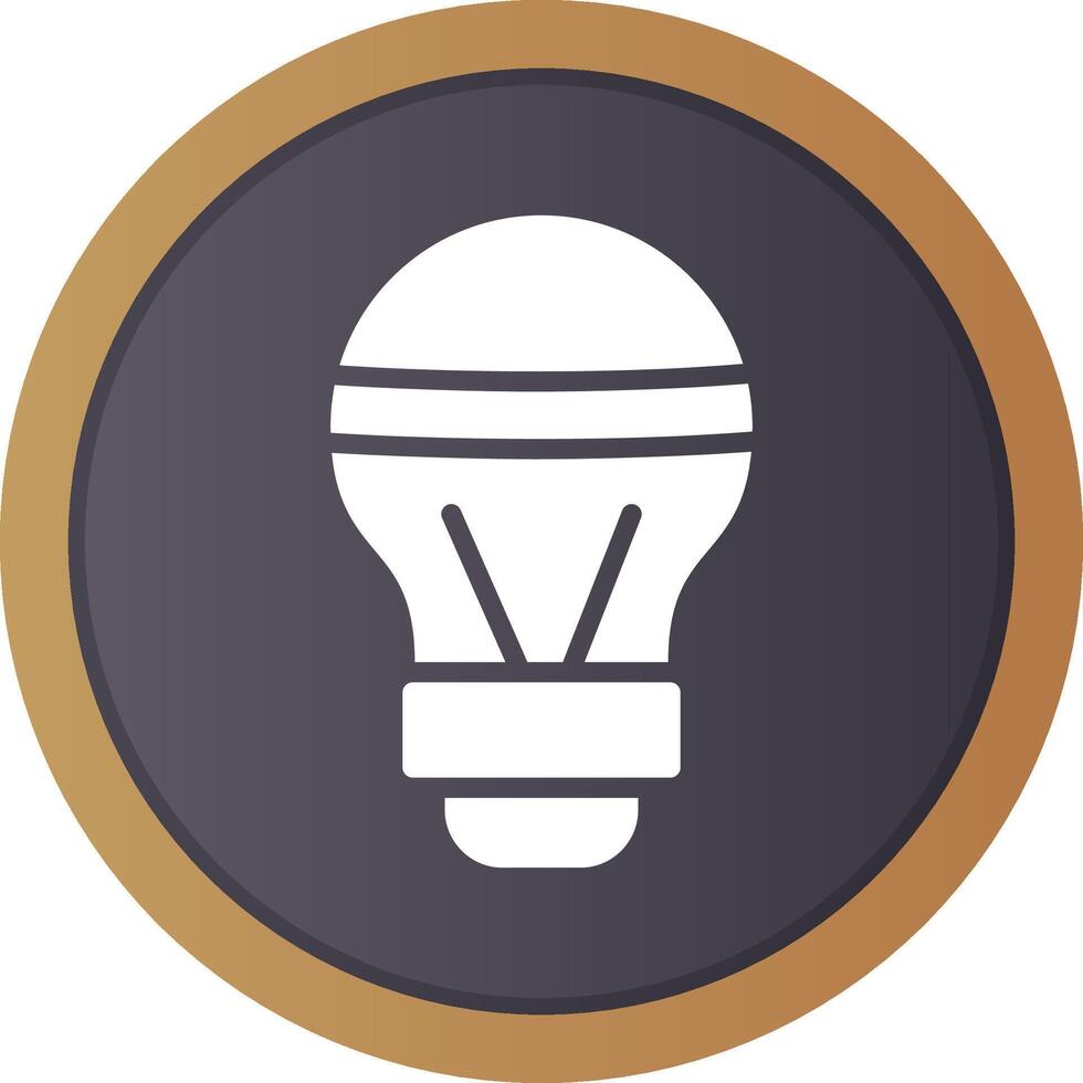 LED lamp creatief icoon ontwerp vector