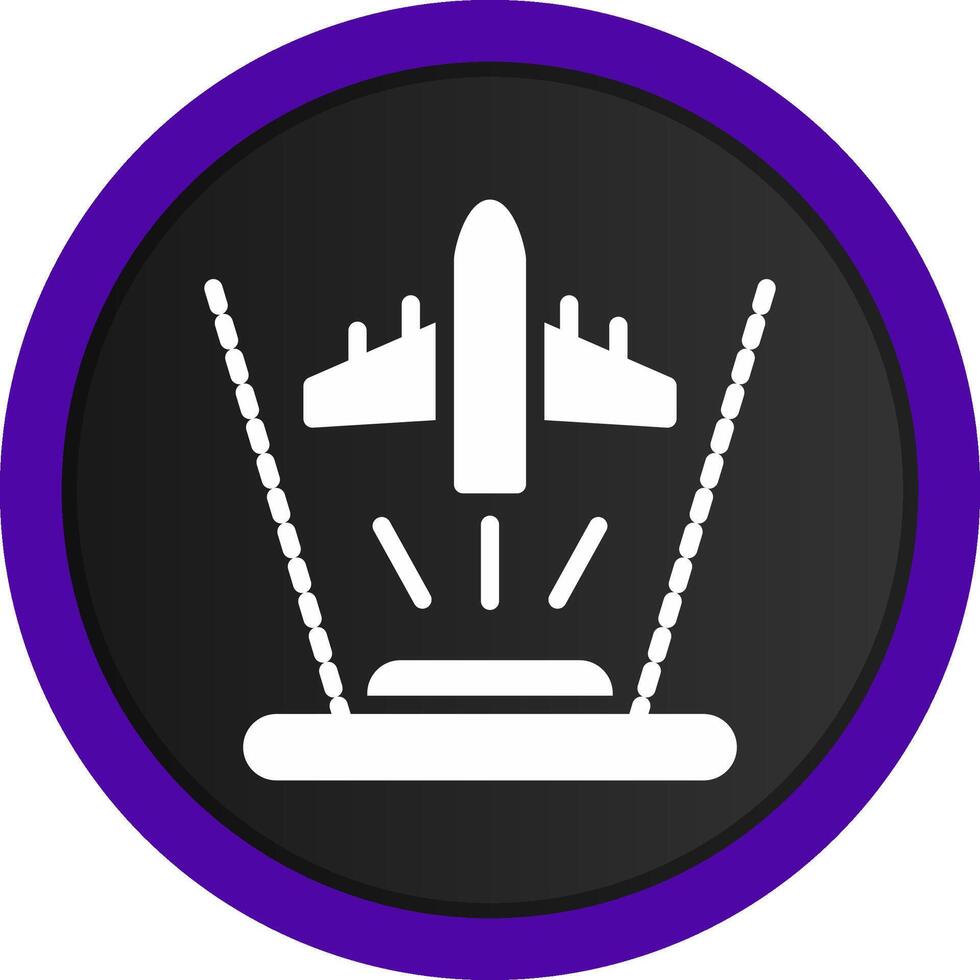 ar vlucht opleiding creatief icoon ontwerp vector