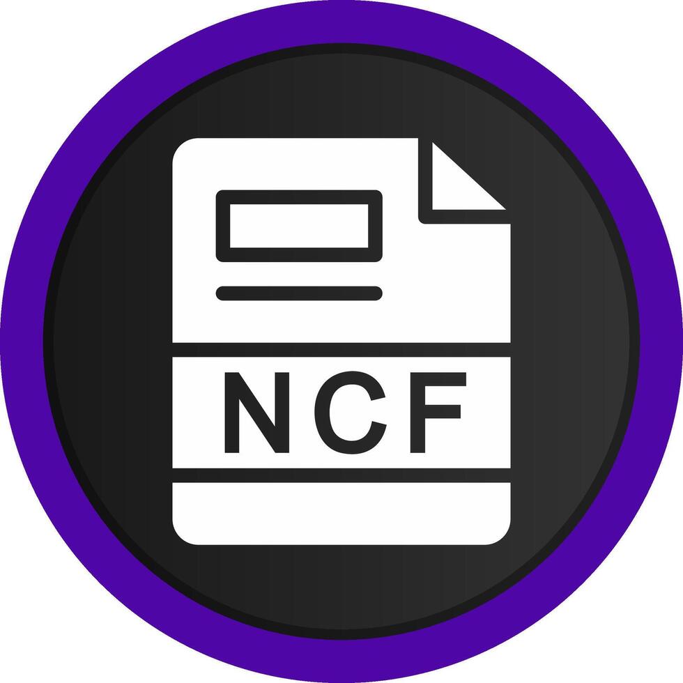 ncf creatief icoon ontwerp vector