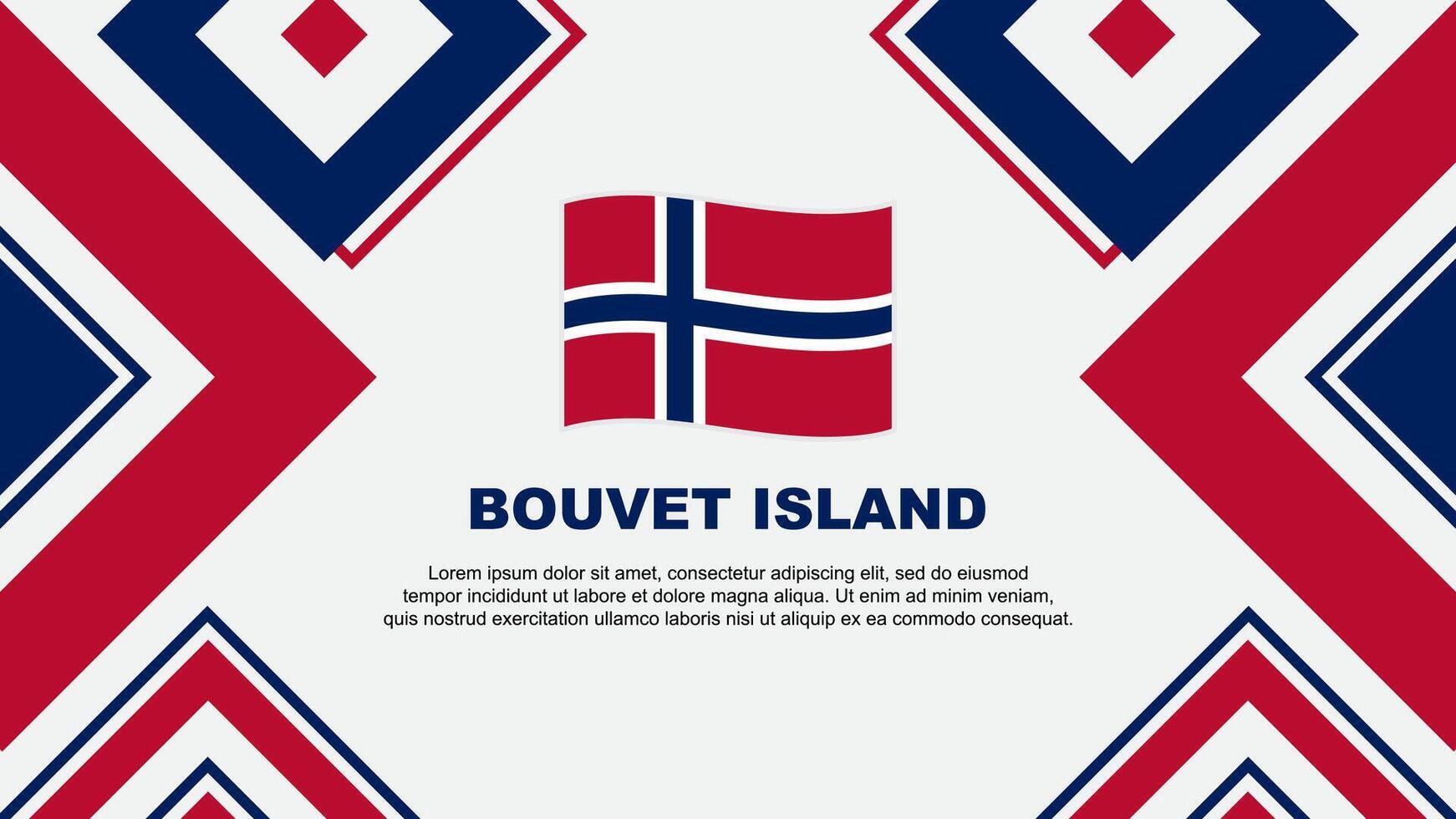 bouvet eiland vlag abstract achtergrond ontwerp sjabloon. bouvet eiland onafhankelijkheid dag banier behang vector illustratie. bouvet eiland onafhankelijkheid dag