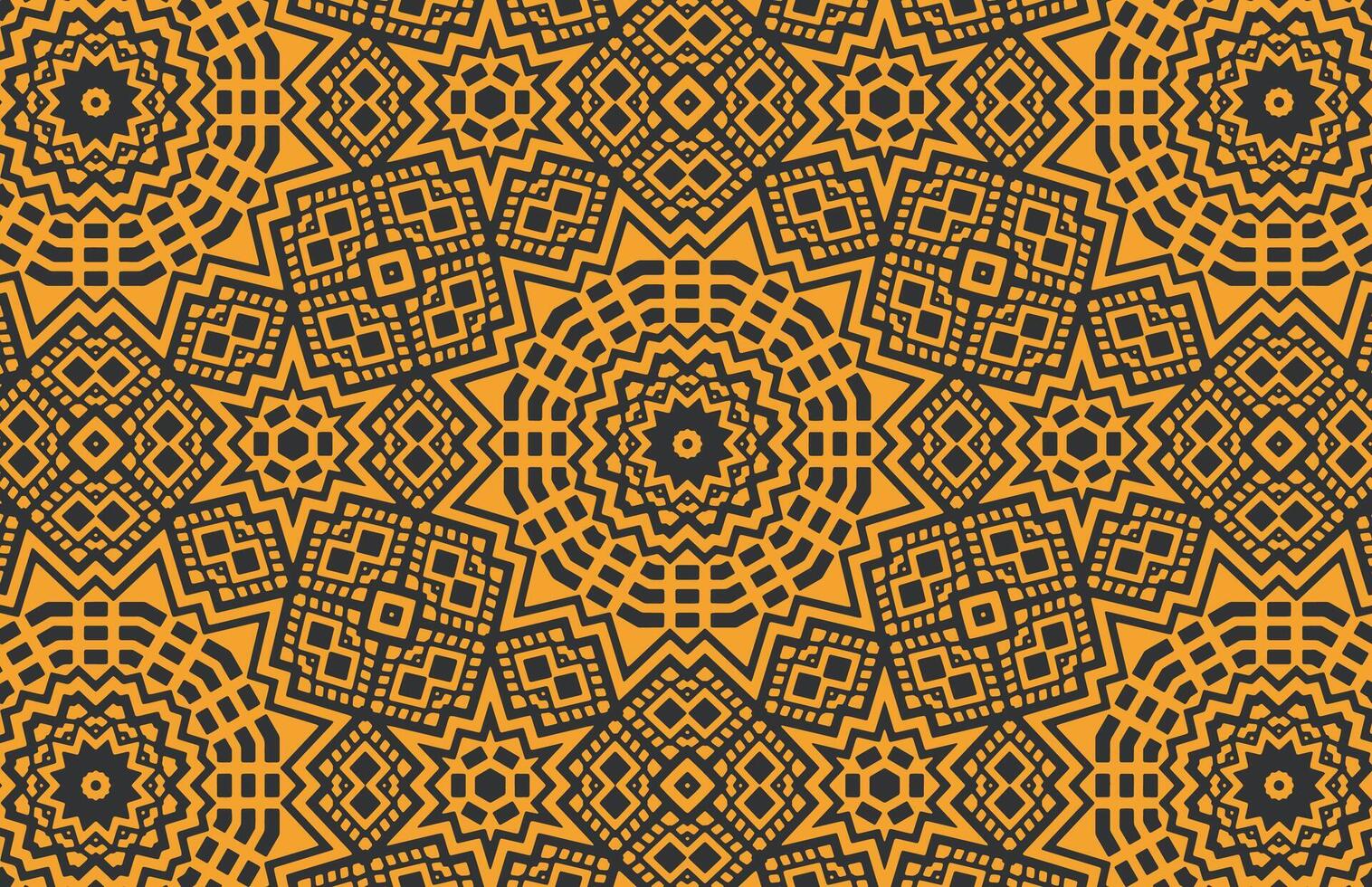 gouden kleur Islamitisch patroon vector