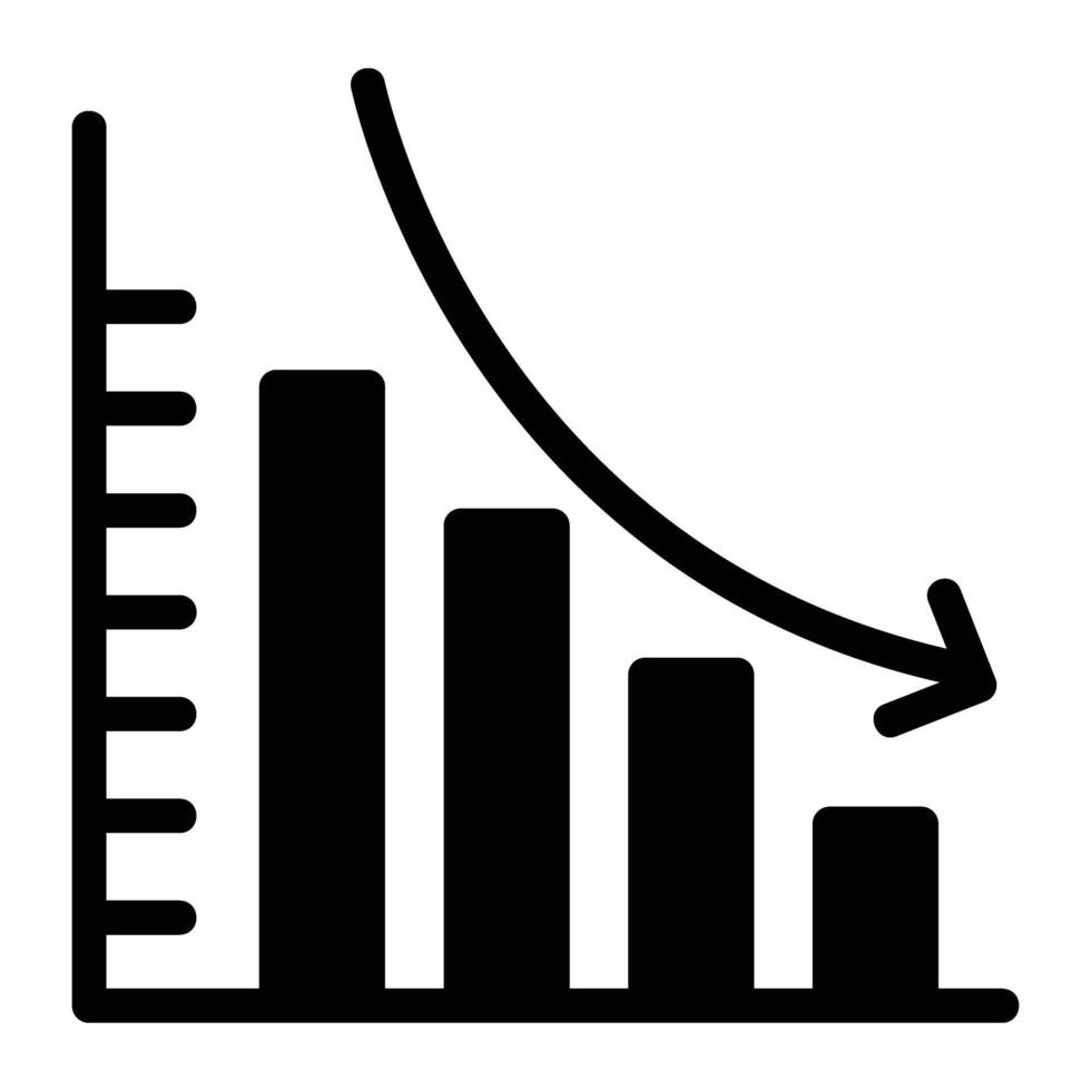 verliezen glyph icoon achtergrond wit vector