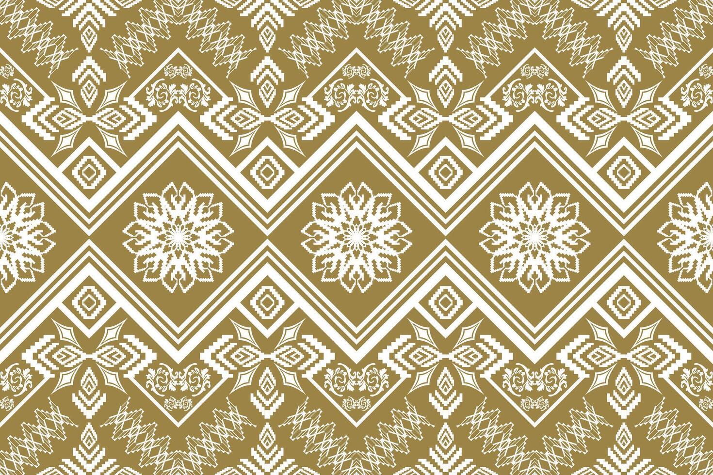 etnisch figuur aztec borduurwerk stijl.geometrisch ikat oosters traditioneel kunst Patroonontwerp voor etnisch achtergrond,behang,mode,kleding,verpakking,stof,afbeelding,vector illustratie. vector
