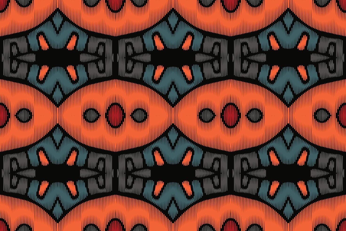 abstract etnisch patroon kunst. ikat naadloos patroon traditioneel. Amerikaans, Mexicaans stijl. vector