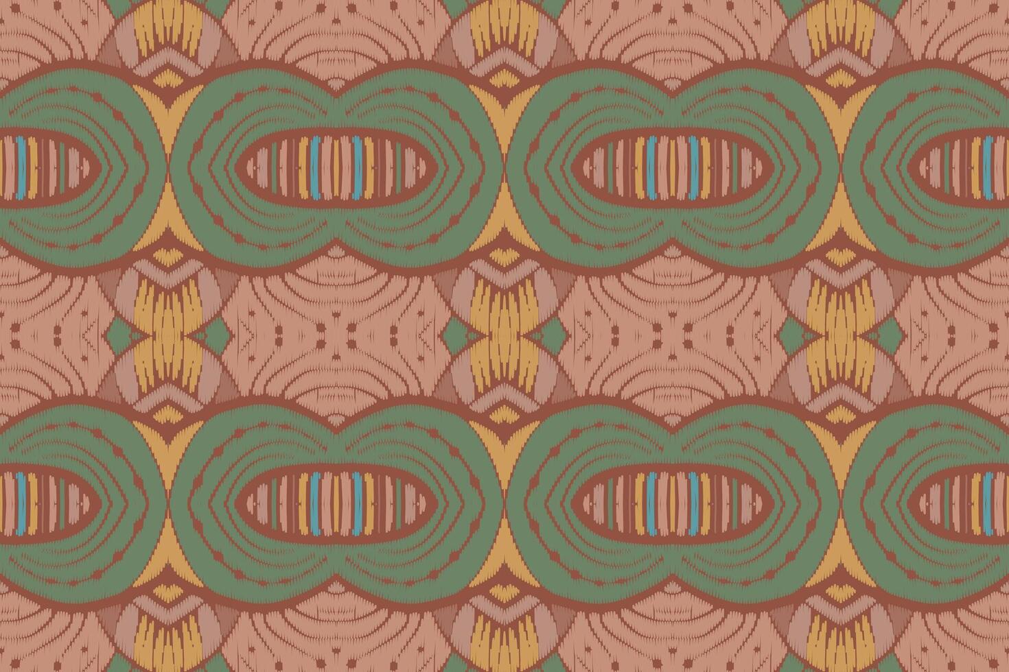 stof ikat naadloze patroon geometrische etnische traditionele borduurwerk style.design voor achtergrond, tapijt, mat, sarong, kleding, vectorillustratie. vector