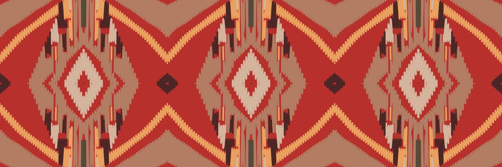 ikat patroon in tribal. geometrische etnische traditioneel. Mexicaanse gestreepte stijl. ontwerp voor achtergrond, behang, vectorillustratie, stof, kleding, batik, tapijt, borduurwerk. vector