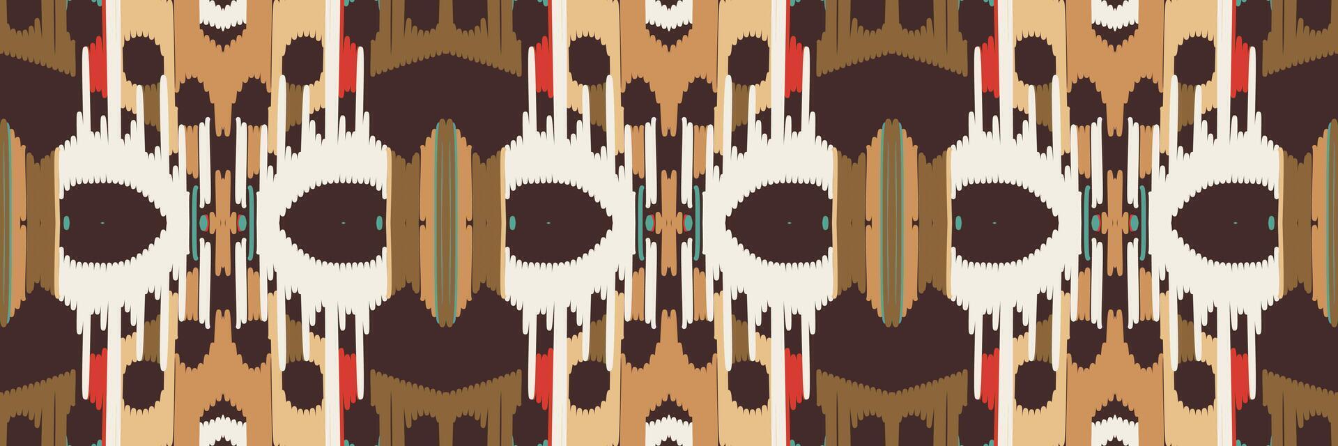 ikat abstract geometrisch borduurwerk etnisch patroonontwerp. Azteekse stof tapijt mandala ornament chevron textiel decoratie behang. tribal boho inheemse etnische turkije traditionele vector background