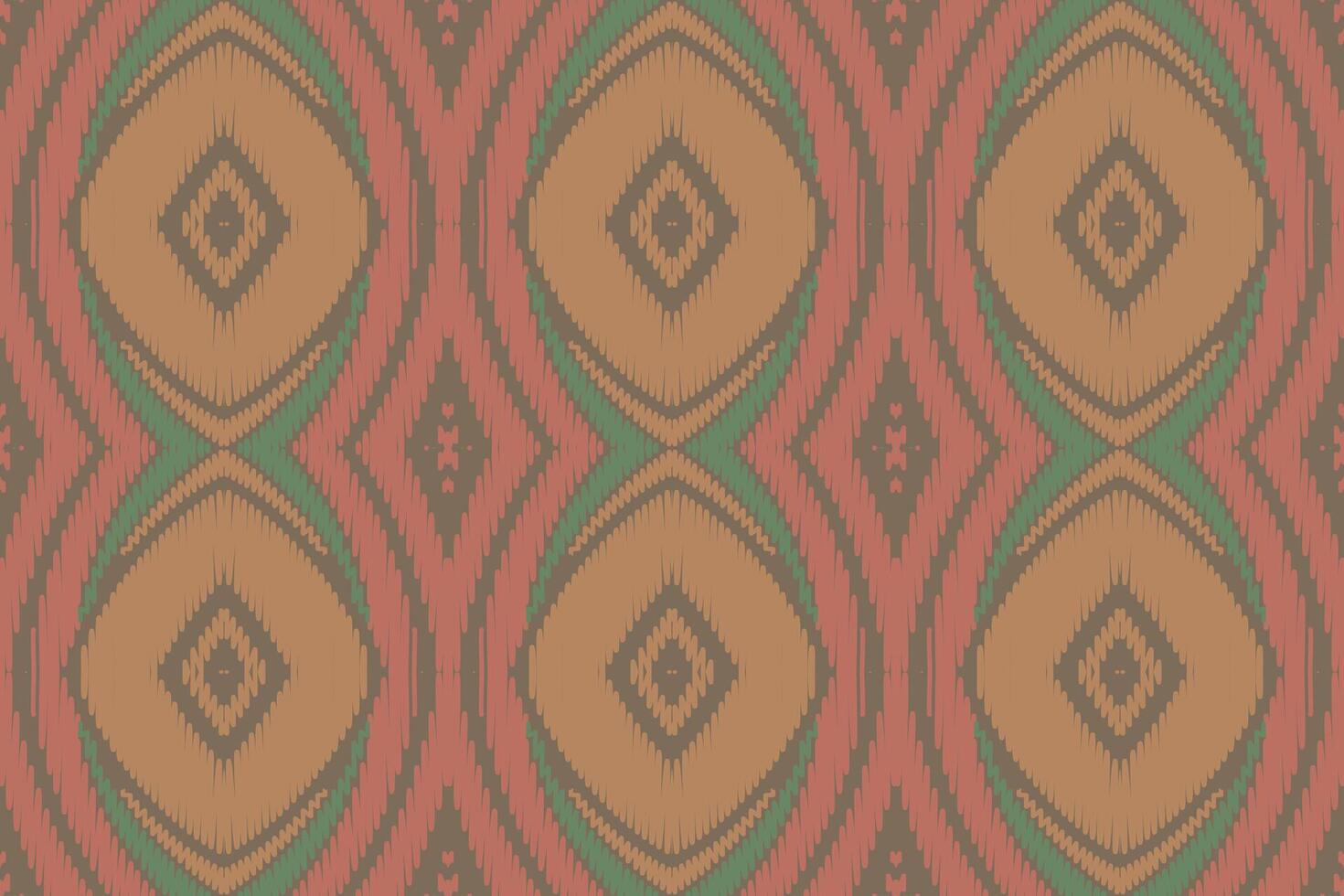 etnische ikat naadloze patroon in tribal. ontwerp voor achtergrond, behang, vectorillustratie, stof, kleding, tapijt, textiel, batik, borduurwerk. vector