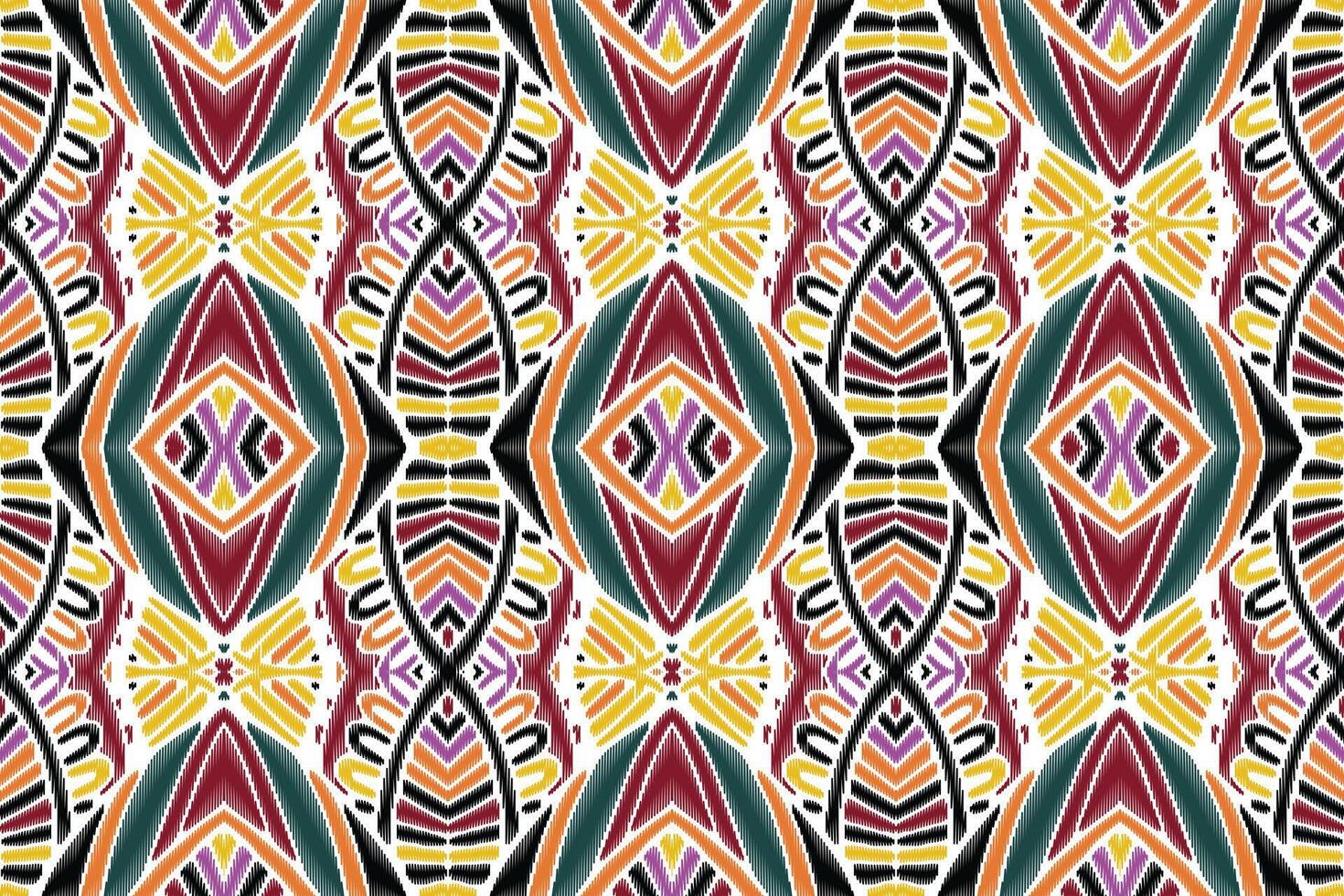 abstract etnisch patroon kunst. ikat naadloos patroon traditioneel. Amerikaans, Mexicaans stijl. vector