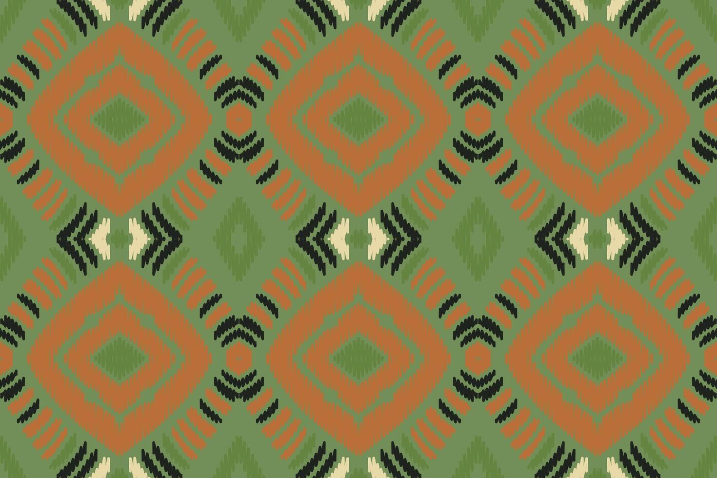 etnische ikat naadloze patroon in tribal. ontwerp voor achtergrond, behang, vectorillustratie, stof, kleding, tapijt, textiel, batik, borduurwerk. vector