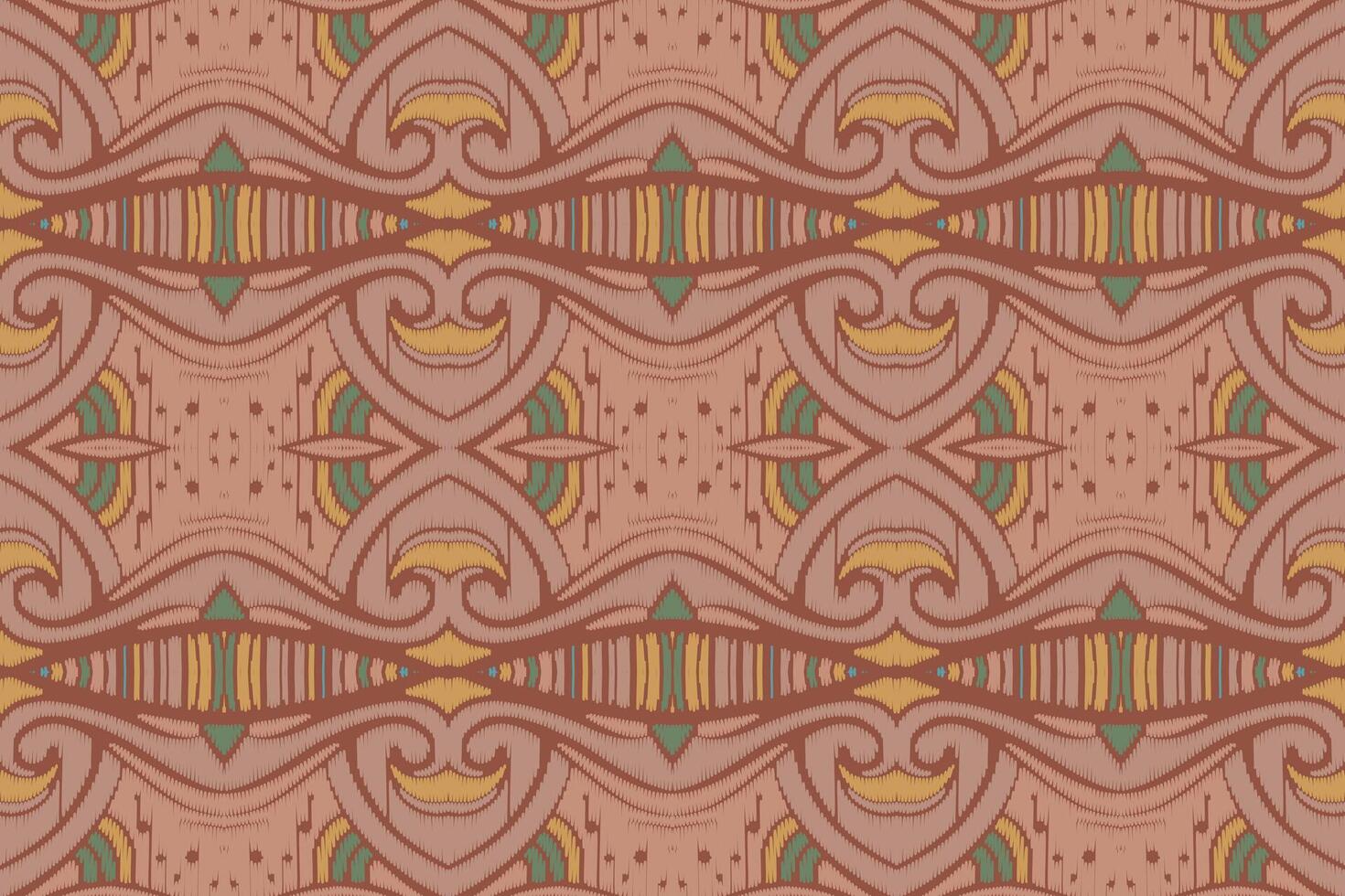 stof ikat naadloze patroon geometrische etnische traditionele borduurwerk style.design voor achtergrond, tapijt, mat, sarong, kleding, vectorillustratie. vector