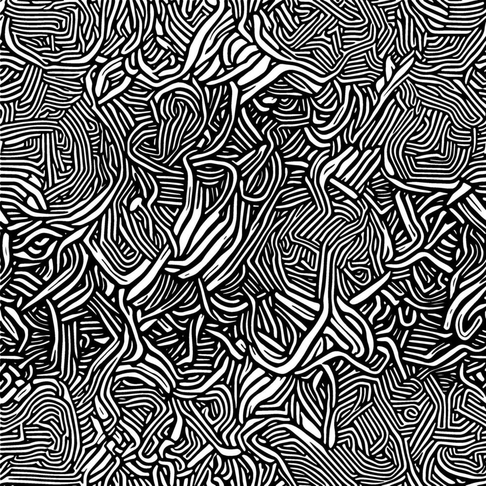 een tekening abstract patroon. onregelmatig kattebelletje lijn kunst patroon vector