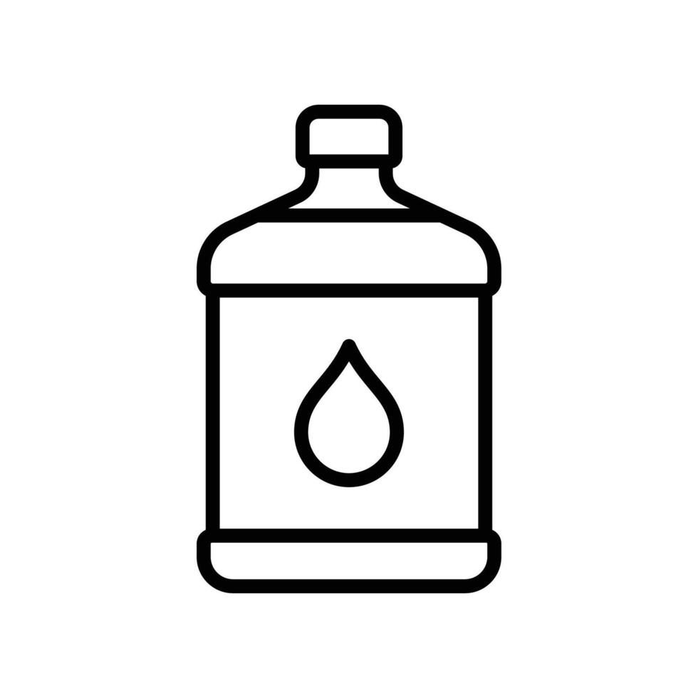 water gallon icoon vector ontwerp sjabloon gemakkelijk en schoon