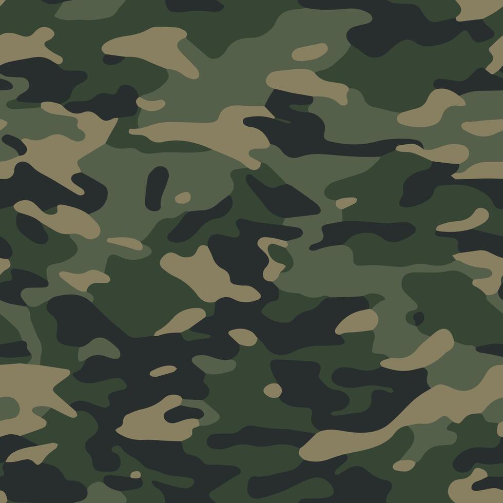 camouflage patroon, naadloos camouflage ontwerp vector