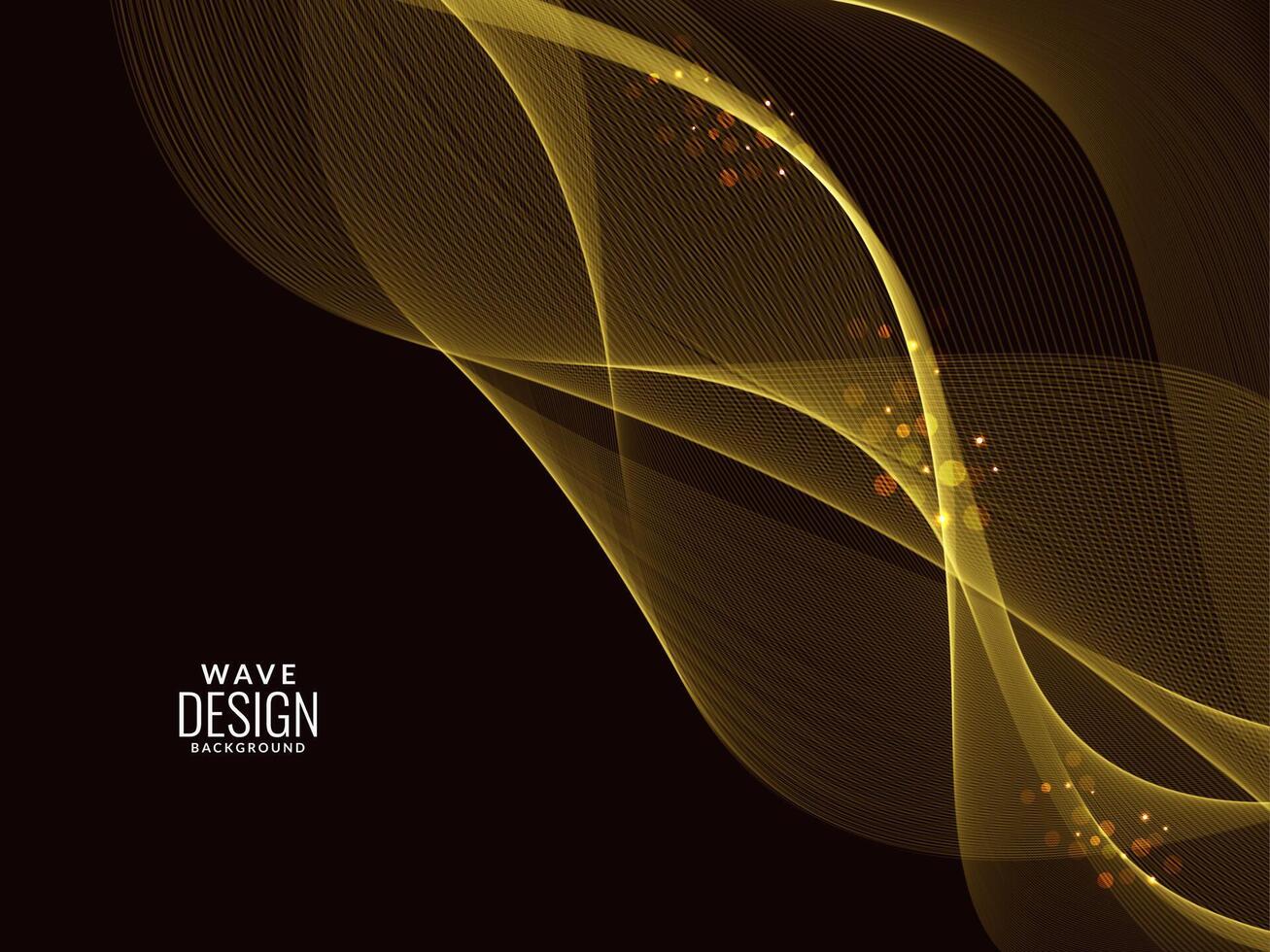 abstracte licht vloeiende stijlvolle golf moderne achtergrond illustratie patroon vector