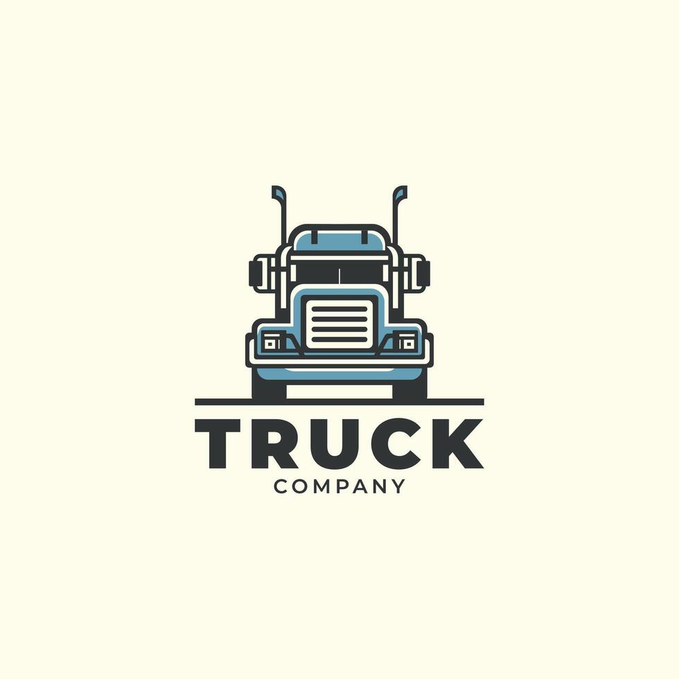vrachtauto bedrijf logo ontwerp vector